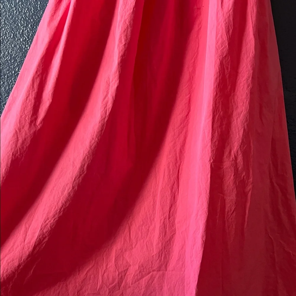 Faithfull The Brand Bryssa Midi Dress in Hot Pink - Picture 7 of 8